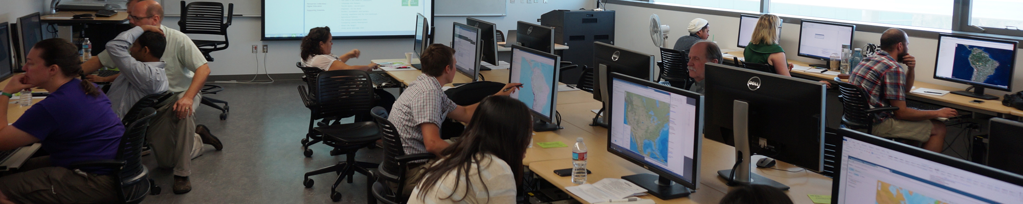 students in computer lab